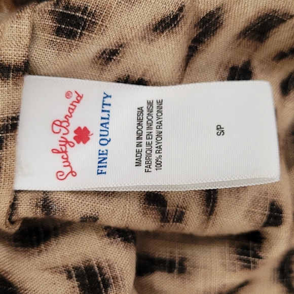 Lucky Brand Leopard Print Sleeveless Dress - Picture 4 of 5